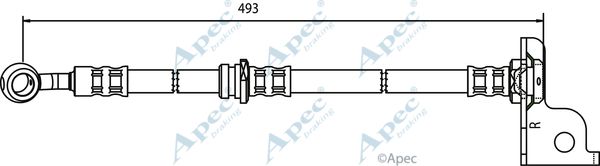 APEC BRAKING stabdžių žarnelė HOS3573